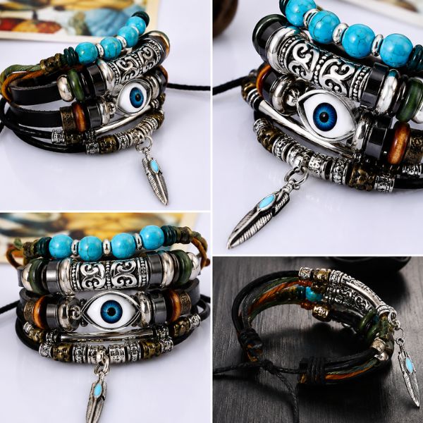 Evil Eye Multi-Layer Bracelet