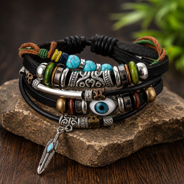 Evil Eye Multi-Layer Bracelet
